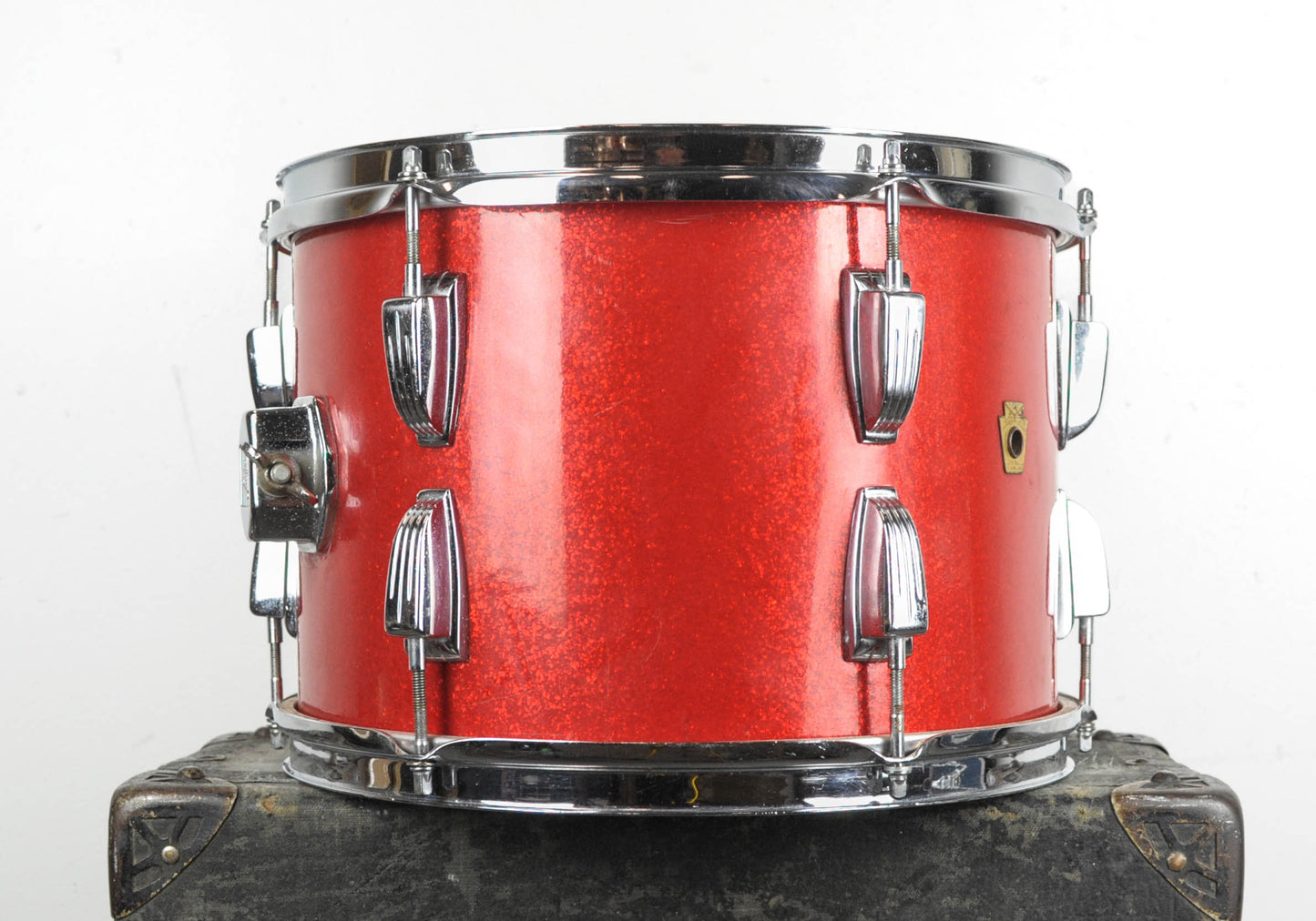 1960s Ludwig 9x13 Red Sparkle Tom