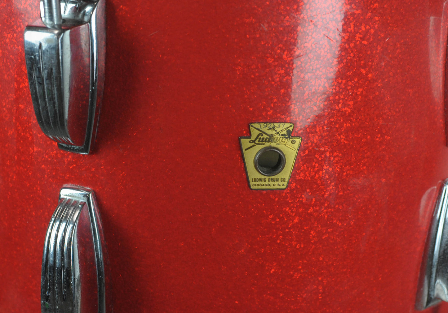 1960s Ludwig 9x13 Red Sparkle Tom
