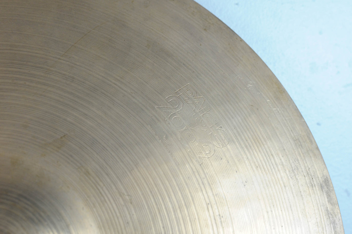 1970s Paiste 2002 14" Black Label Sound Edge Hi Hat Cymbals 962g 1020g