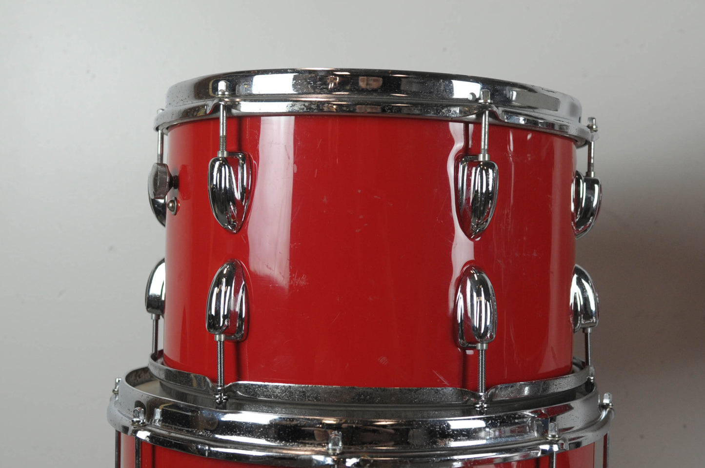 1970s Slingerland "Stage Band" Red Gloss Pearl Drum Set