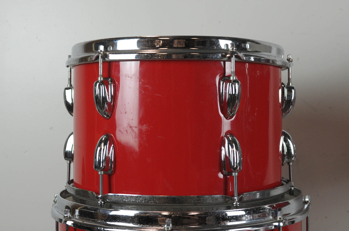 1970s Slingerland "Stage Band" Red Gloss Pearl Drum Set