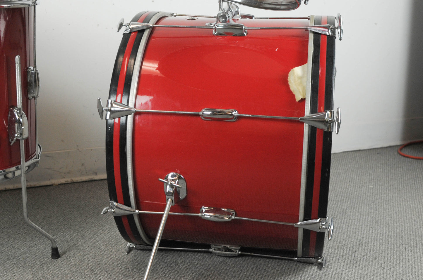 1970s Slingerland "Stage Band" Red Gloss Pearl Drum Set