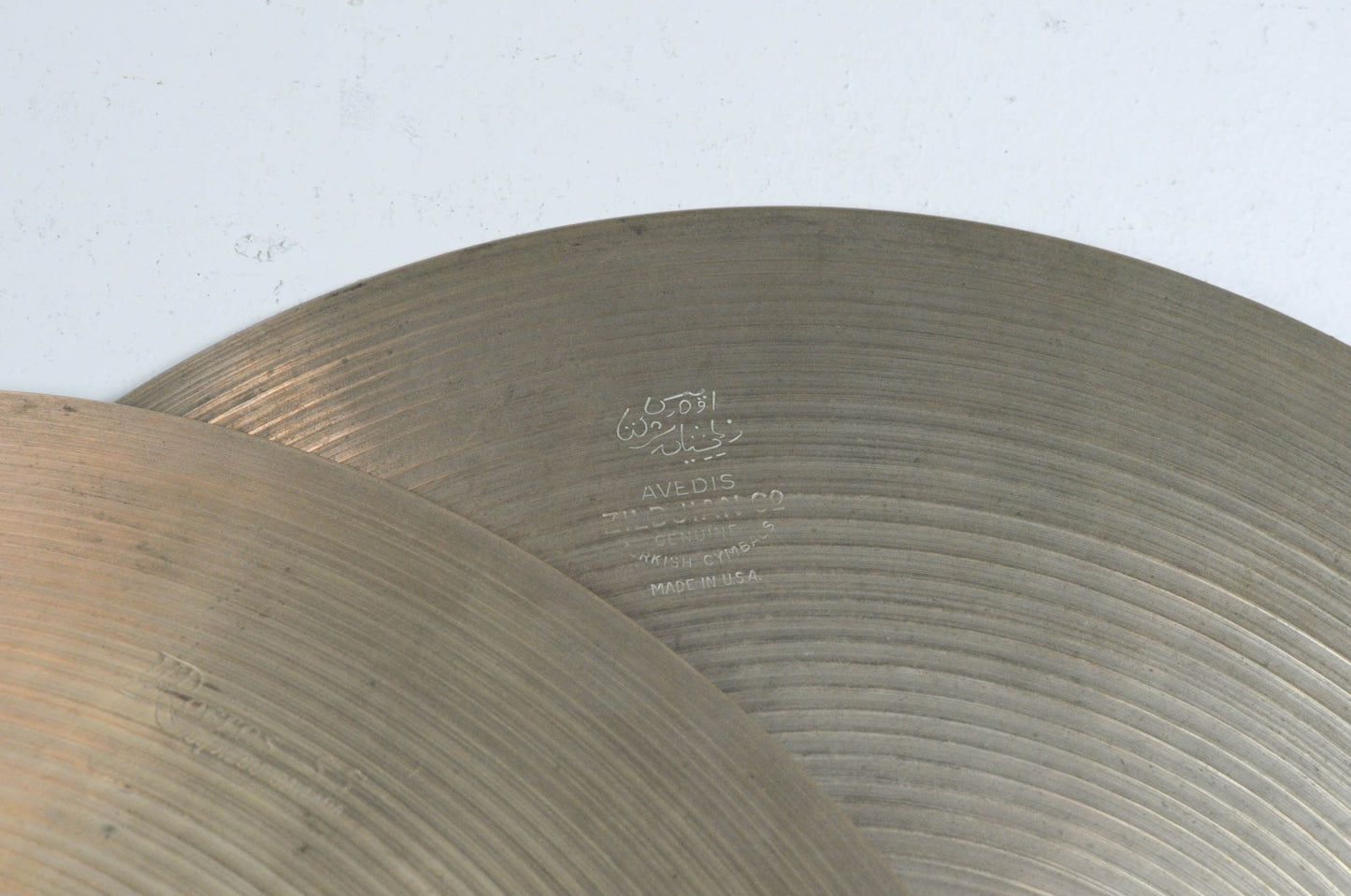 Vintage Rogers Azco / Zildjian A 14" Hi Hat Cymbals 950g 1234g