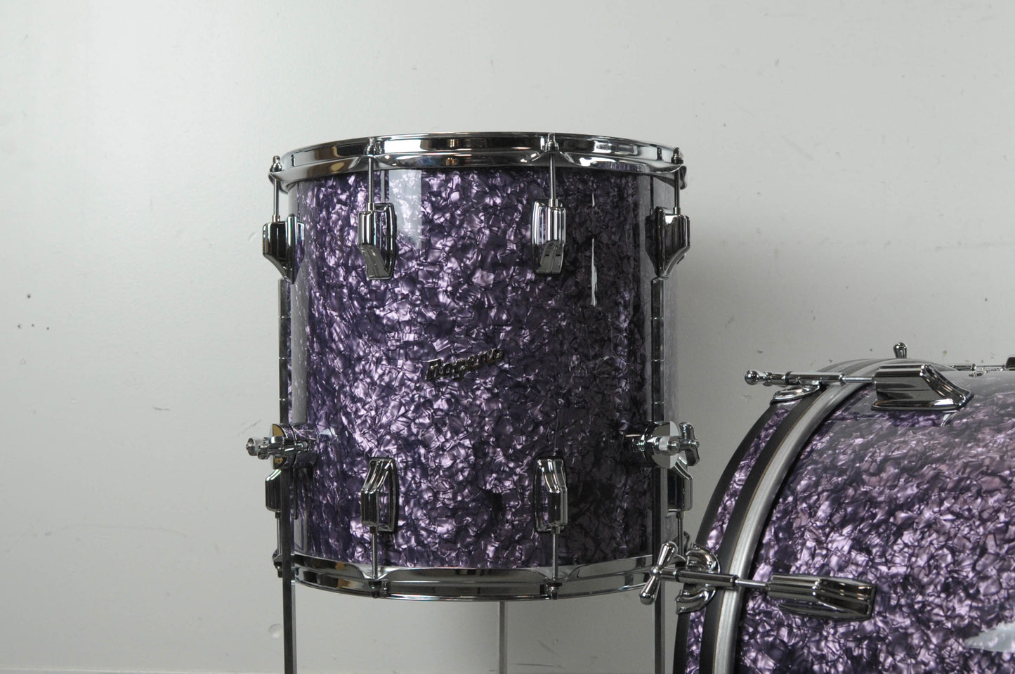 Rogers Cleveland "Bop" Purple Diamond Pearl Drum Set