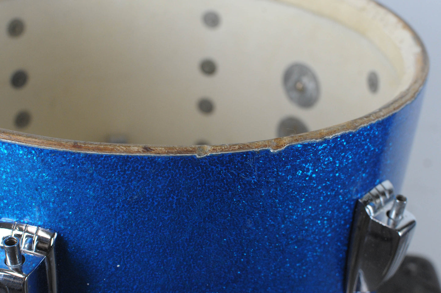 1960s Ludwig Blue Sparkle "Super-Beat" Drum Set