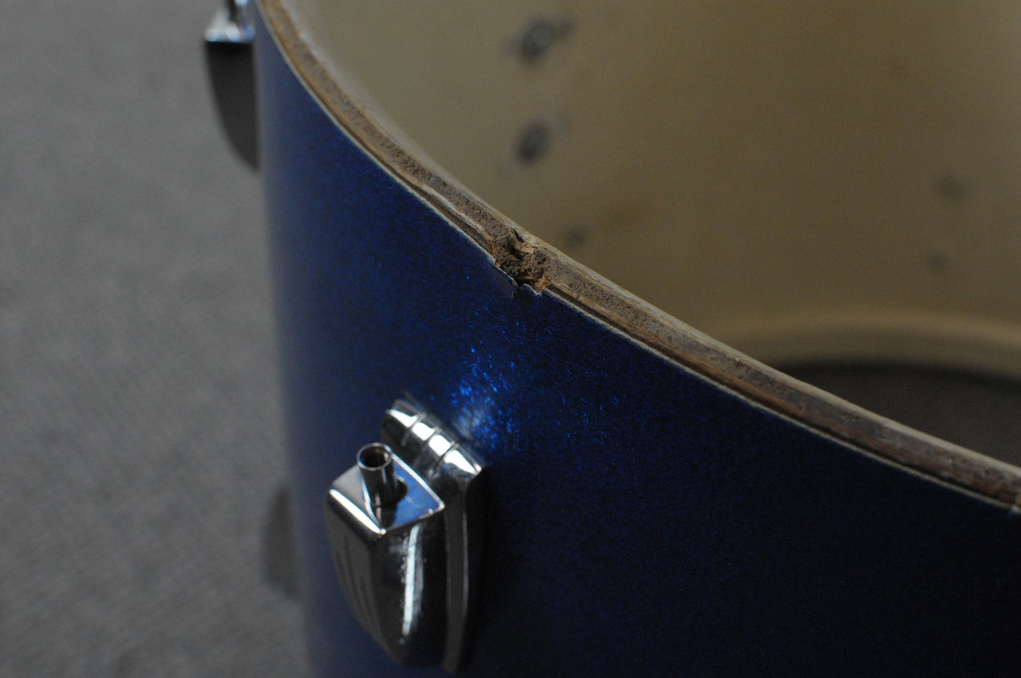 1960s Ludwig Blue Sparkle "Super-Beat" Drum Set