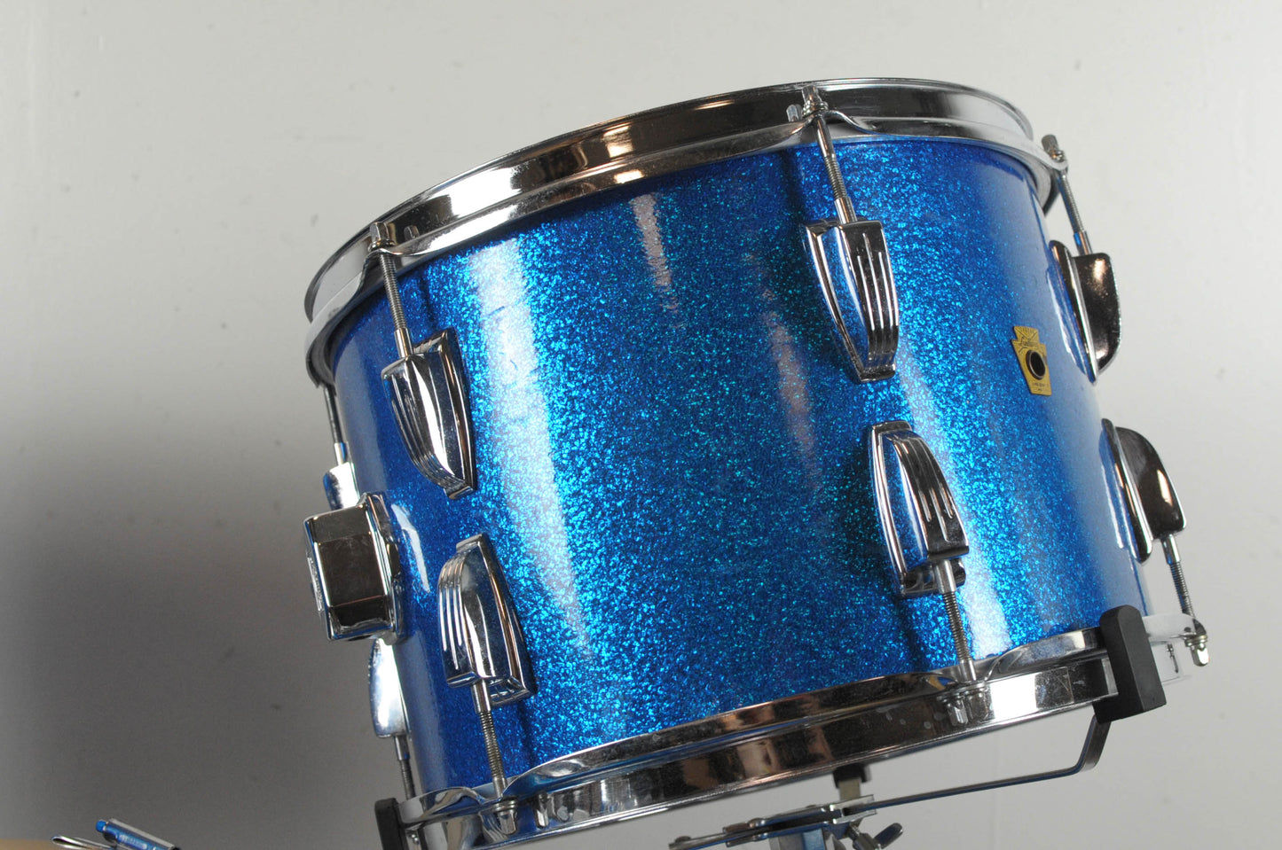 1960s Ludwig Blue Sparkle "Super-Beat" Drum Set