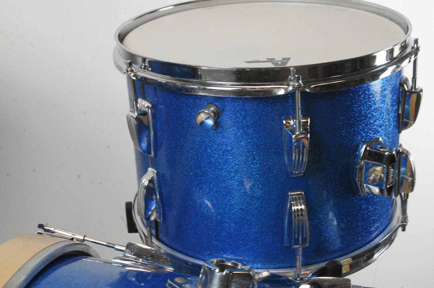 1960s Ludwig Blue Sparkle "Super-Beat" Drum Set