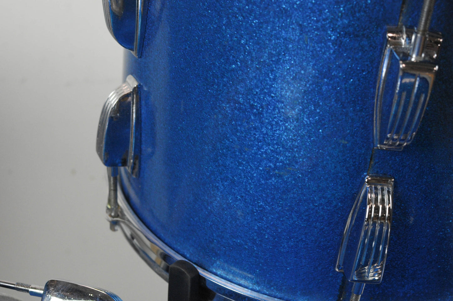 1960s Ludwig Blue Sparkle "Super-Beat" Drum Set
