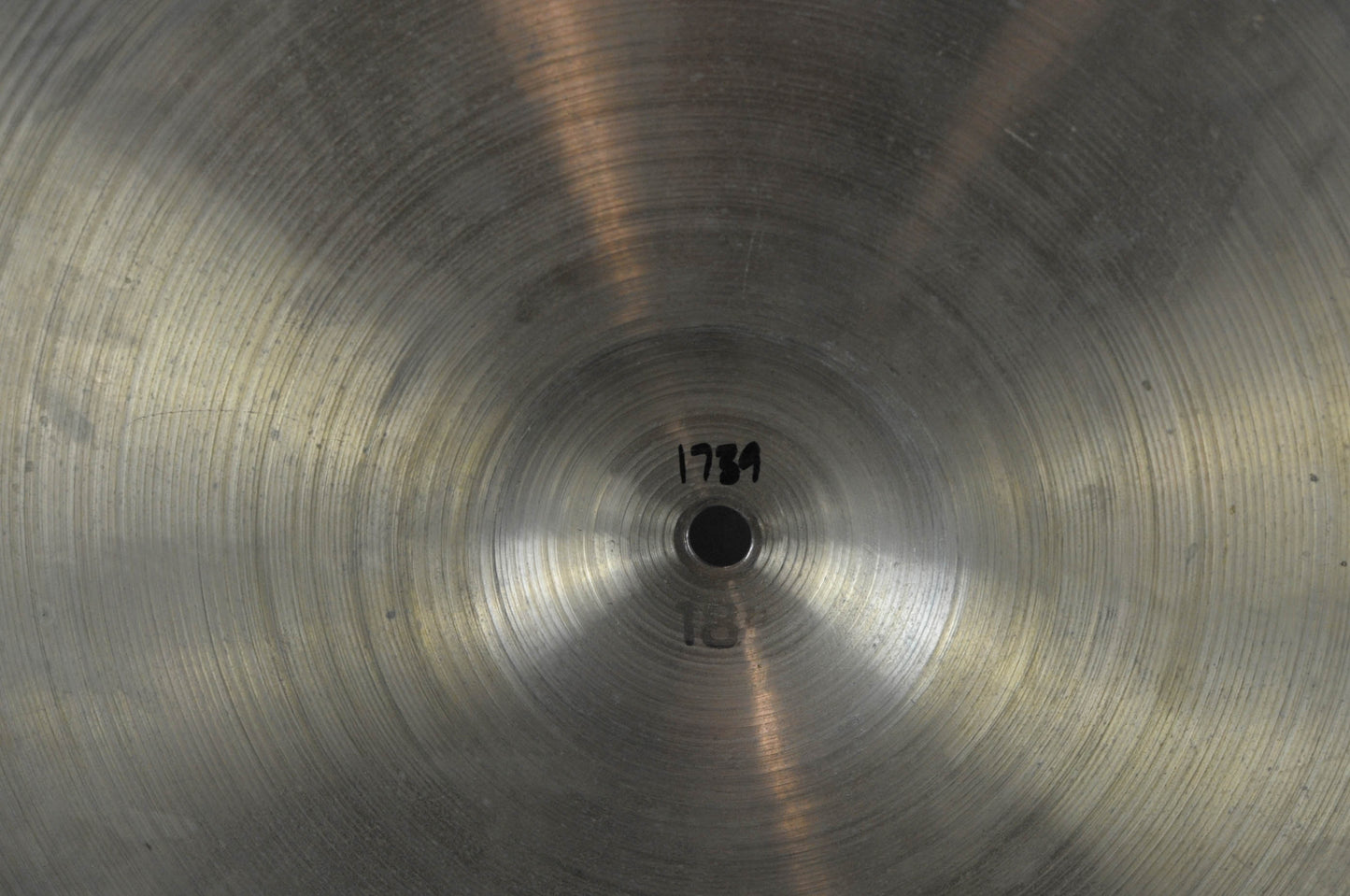 1970s Paiste 18" Black Label 2002 Ride Cymbal 1739g