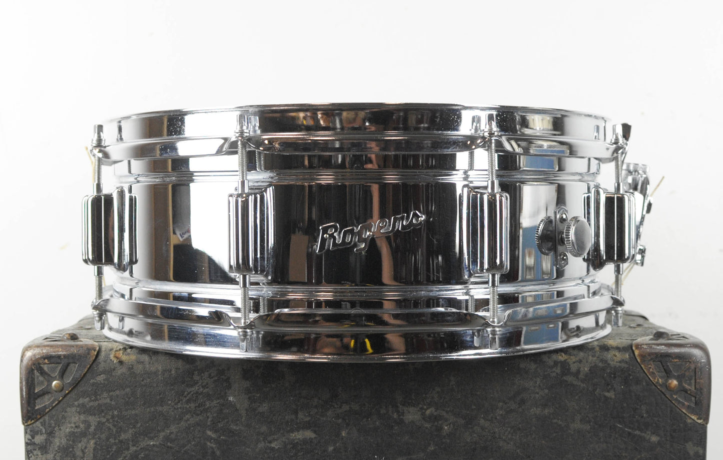 1970s Rogers 5x14 Metal Powertone Snare Drum