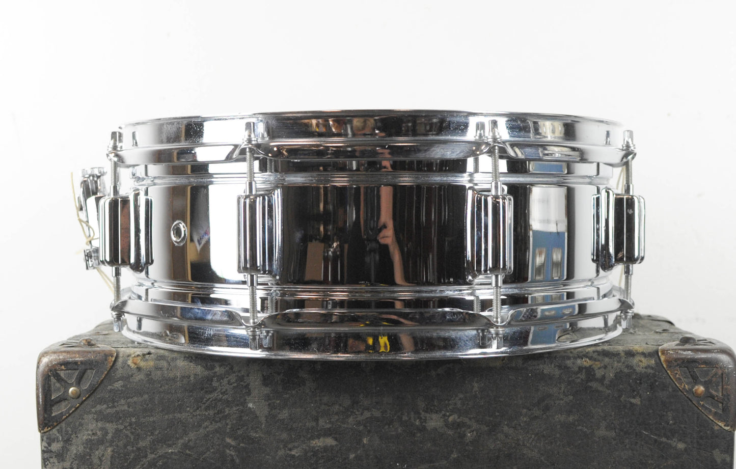 1970s Rogers 5x14 Metal Powertone Snare Drum