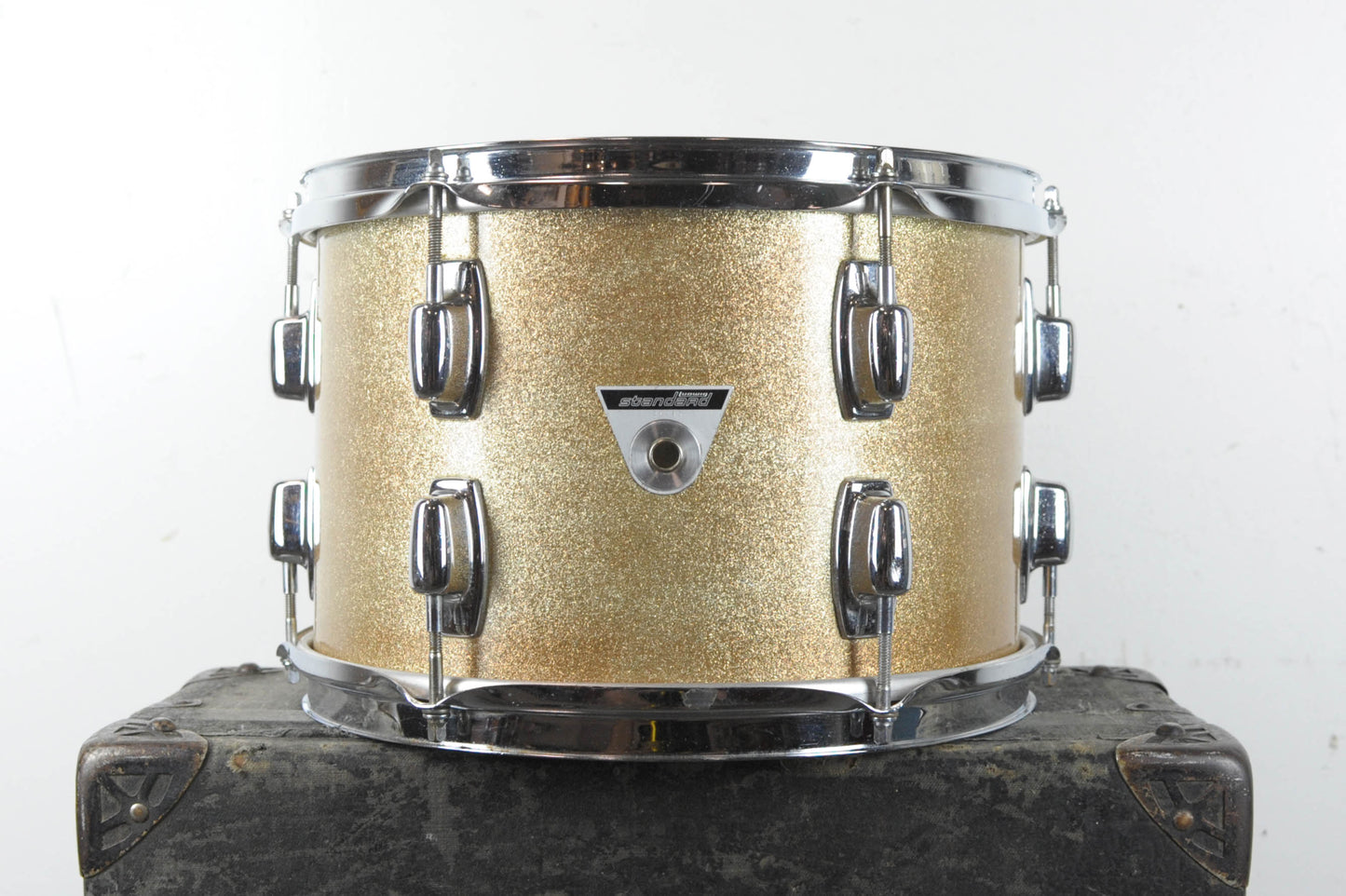1970s Ludwig Standard 8x12 Silver Mist Tom
