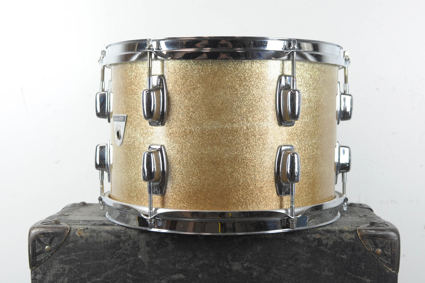 1970s Ludwig Standard 8x12 Silver Mist Tom