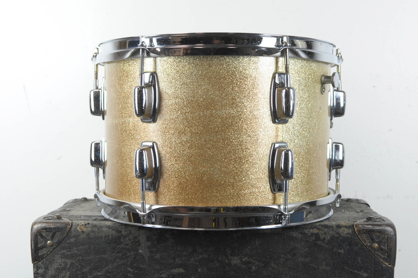 1970s Ludwig Standard 8x12 Silver Mist Tom