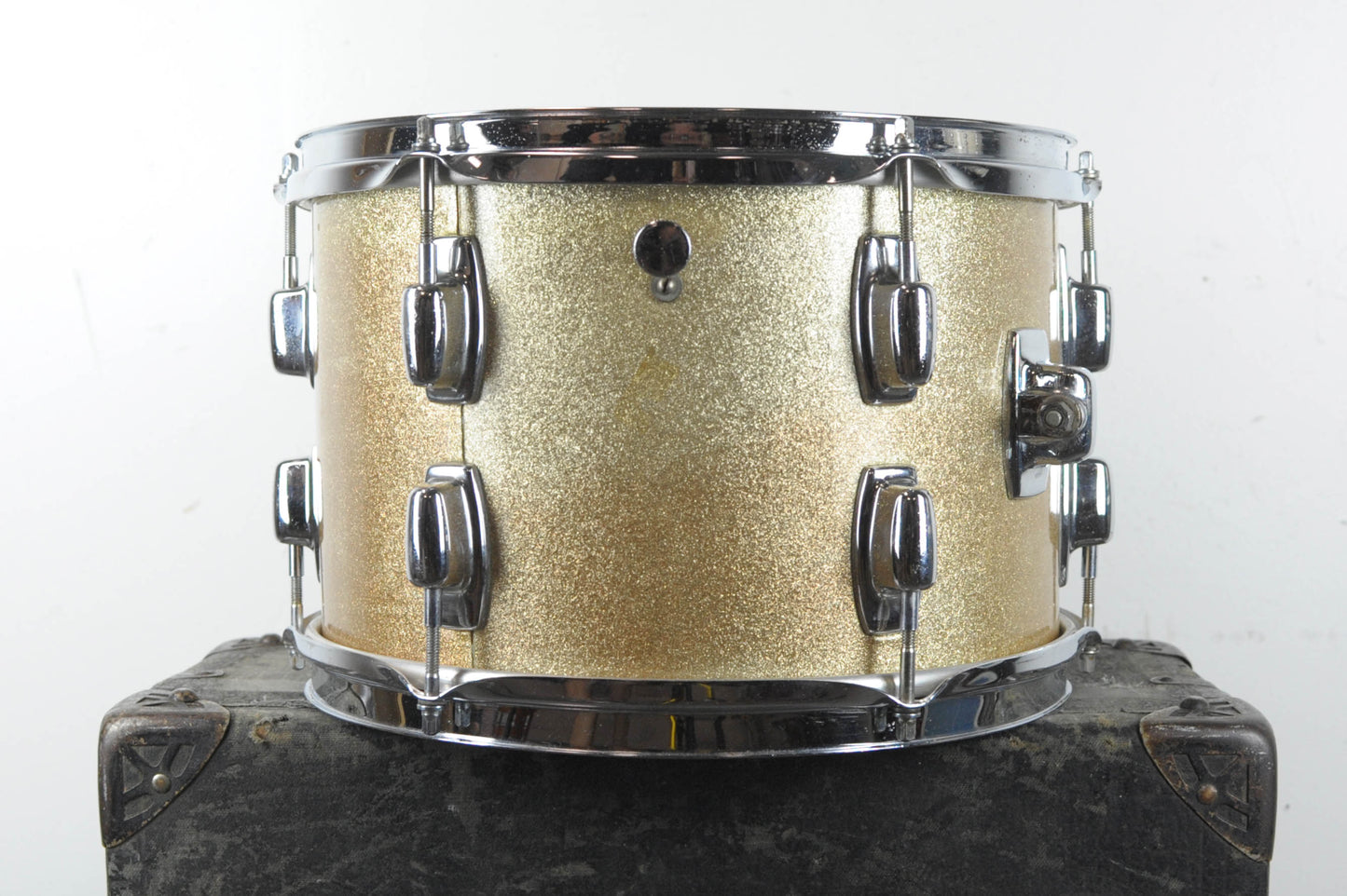 1970s Ludwig Standard 8x12 Silver Mist Tom