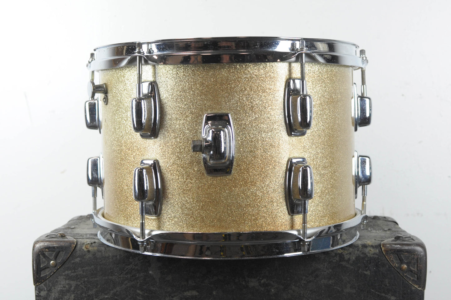 1970s Ludwig Standard 8x12 Silver Mist Tom