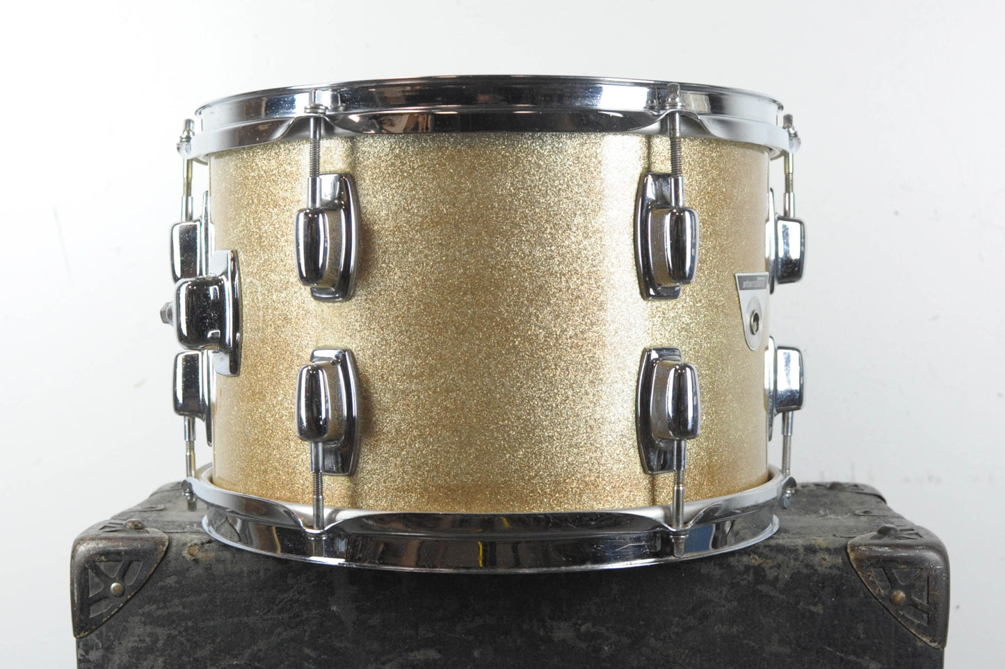 1970s Ludwig Standard 8x12 Silver Mist Tom