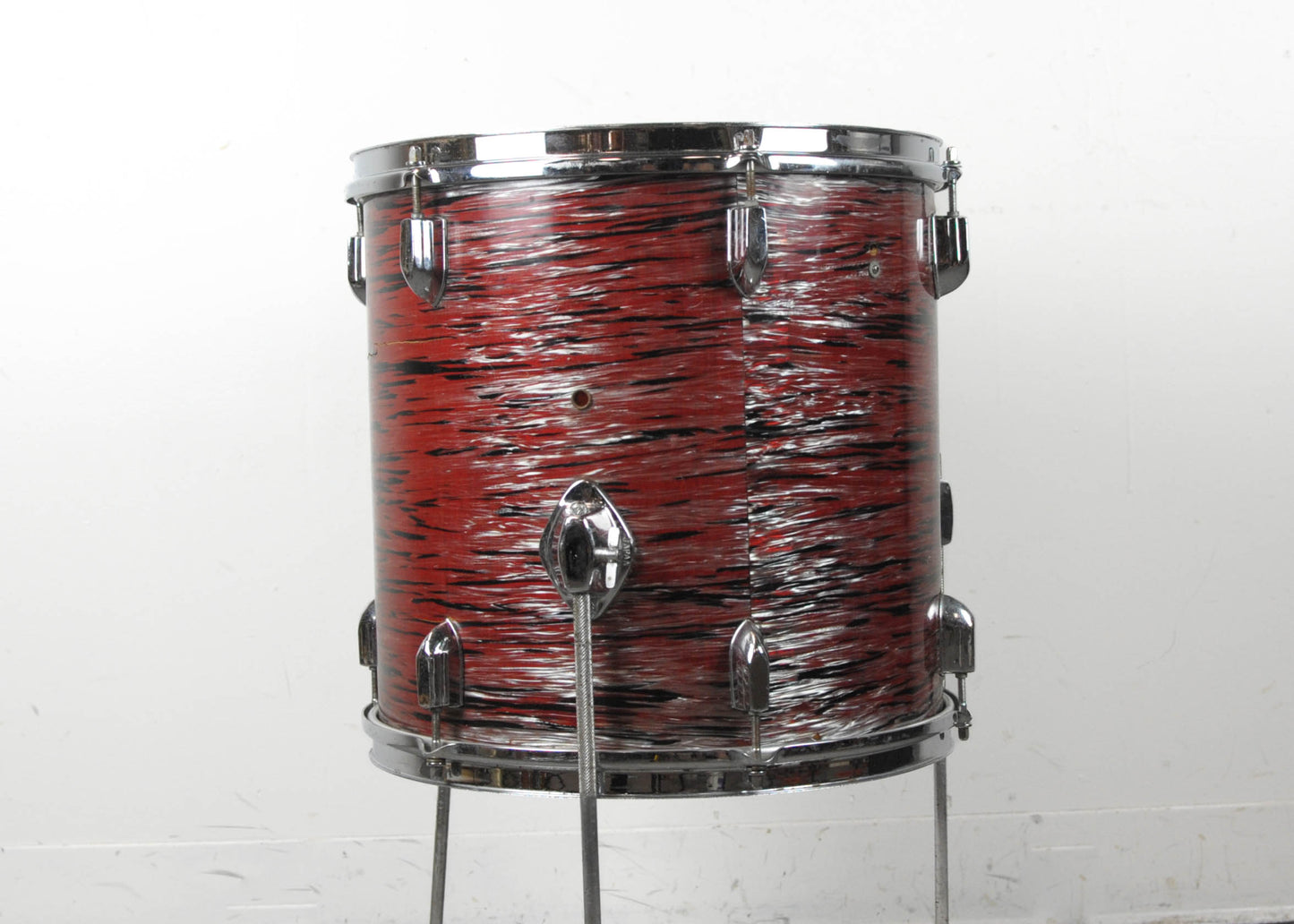 1970s Made In Japan 14x14 "Mercury" Red Oyster Pearl Tom