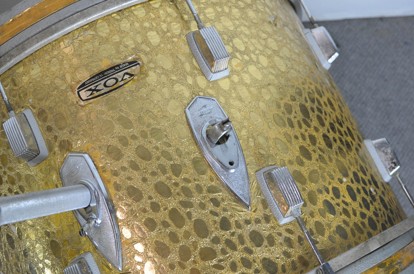 1960s Vox "Gold Croco" 14x20 8x13 and 16x16 Drum Set