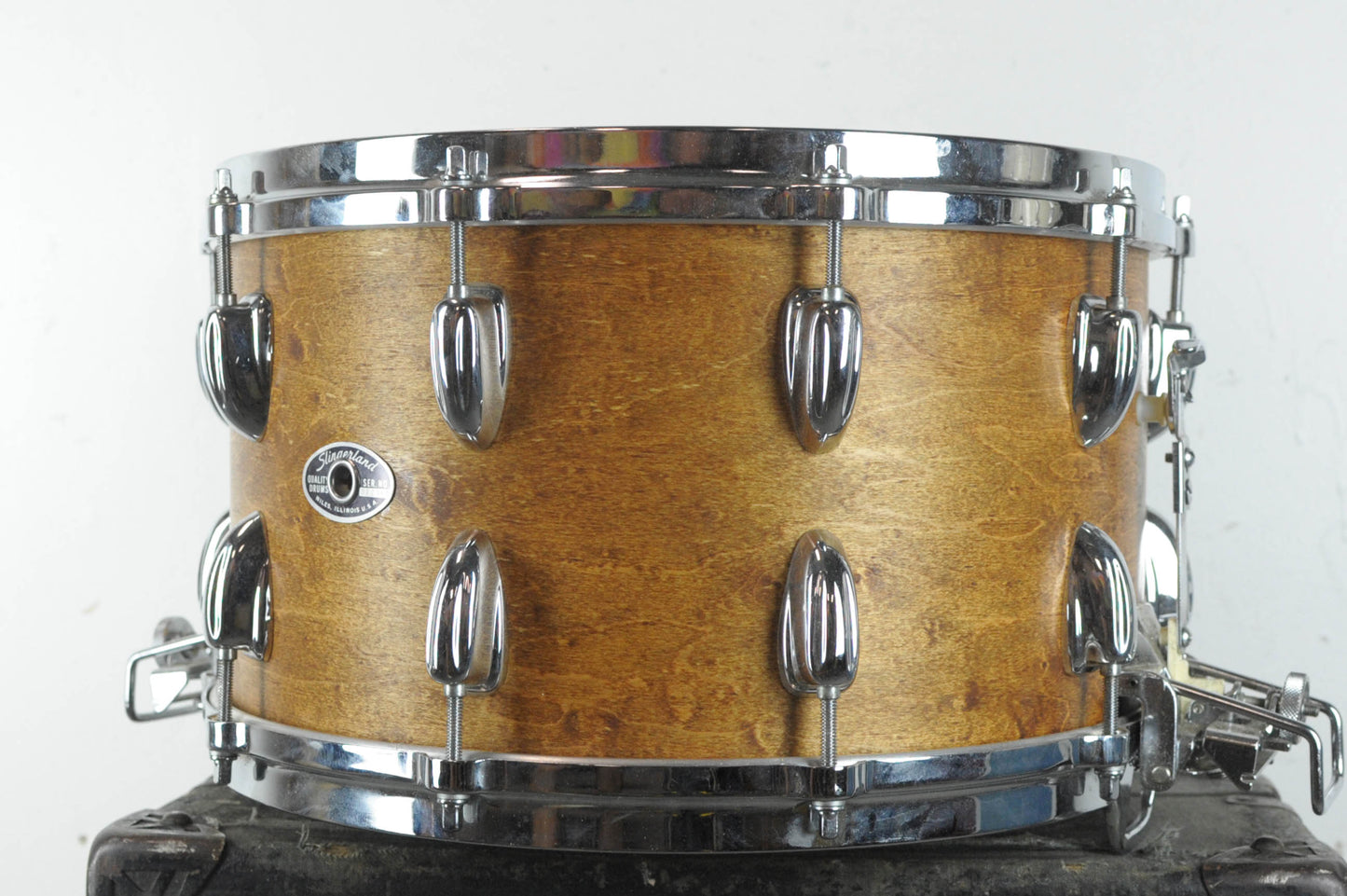 Vintage Custom 8x14 Super-Sensitive Matte Mahogany Snare Drum
