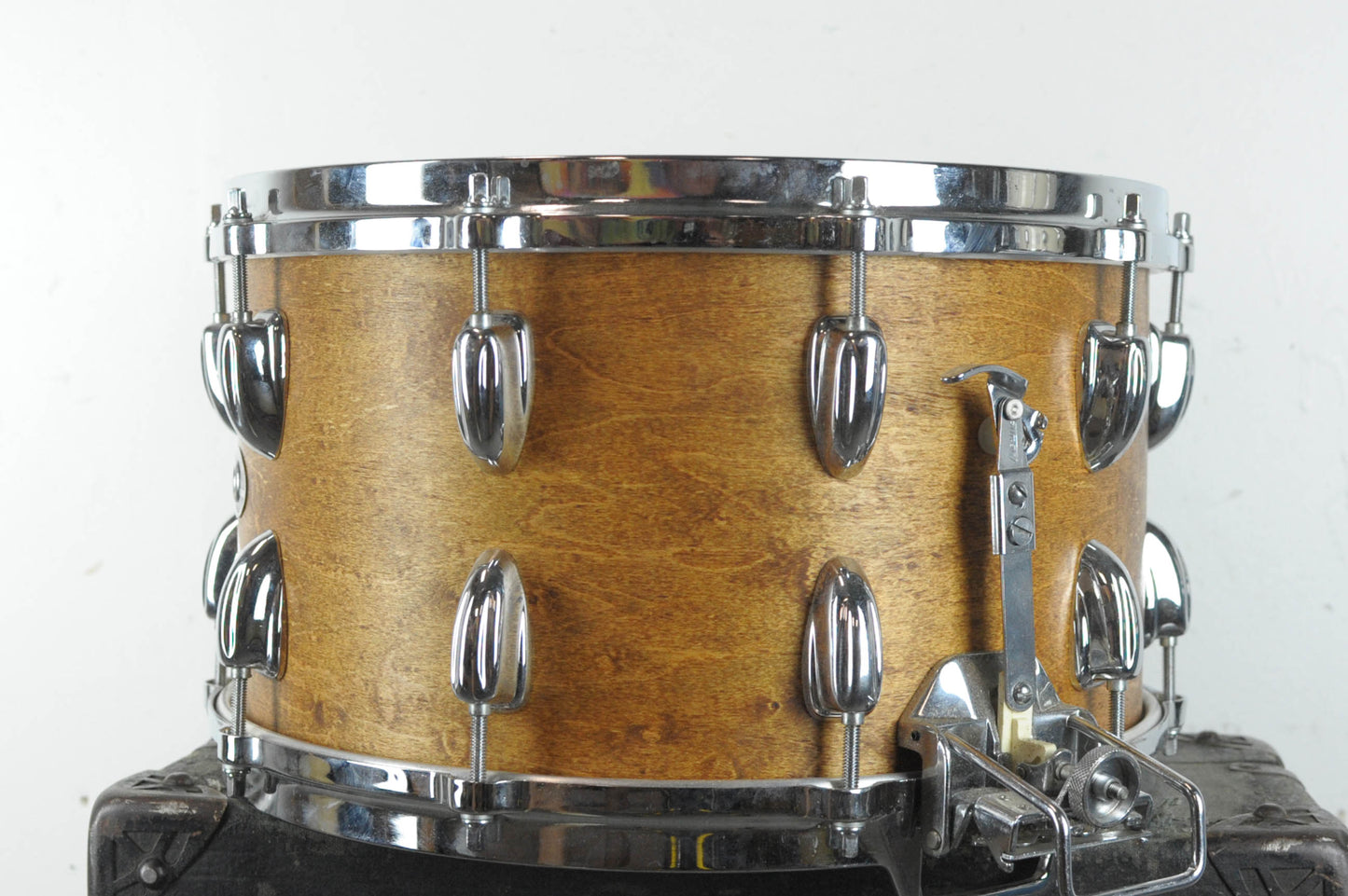 Vintage Custom 8x14 Super-Sensitive Matte Mahogany Snare Drum