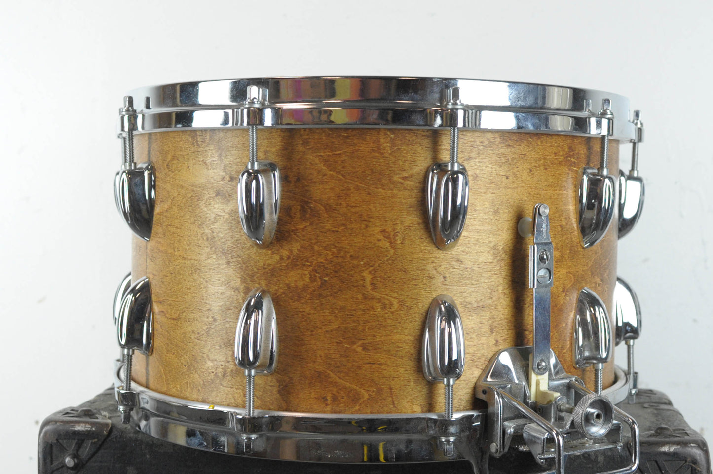 Vintage Custom 8x14 Super-Sensitive Matte Mahogany Snare Drum