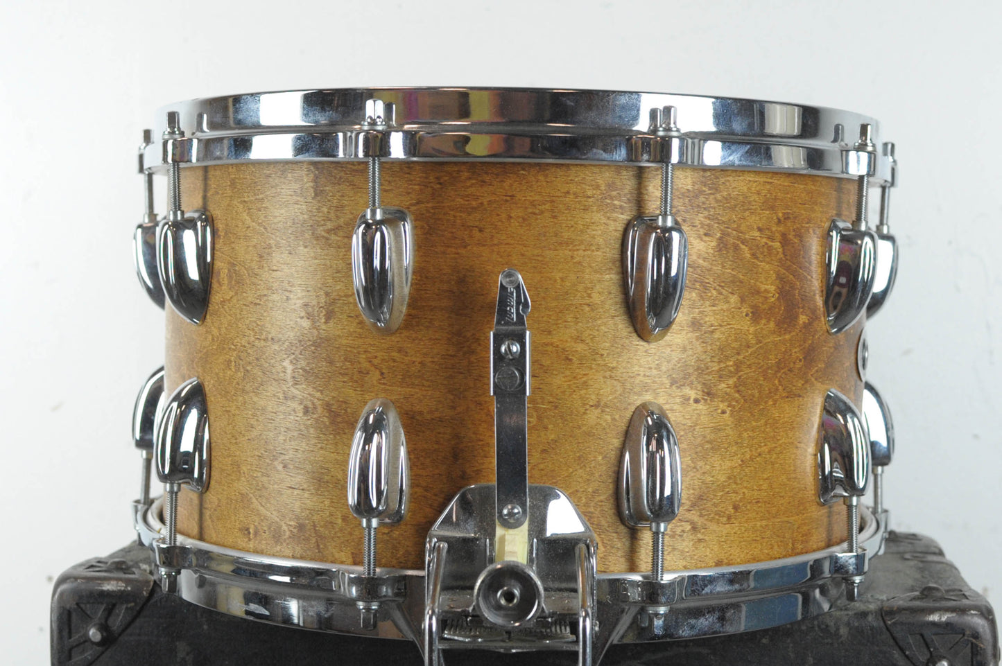 Vintage Custom 8x14 Super-Sensitive Matte Mahogany Snare Drum