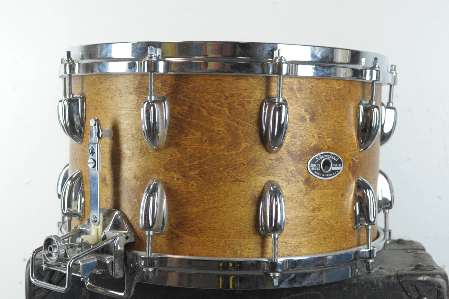 Vintage Custom 8x14 Super-Sensitive Matte Mahogany Snare Drum