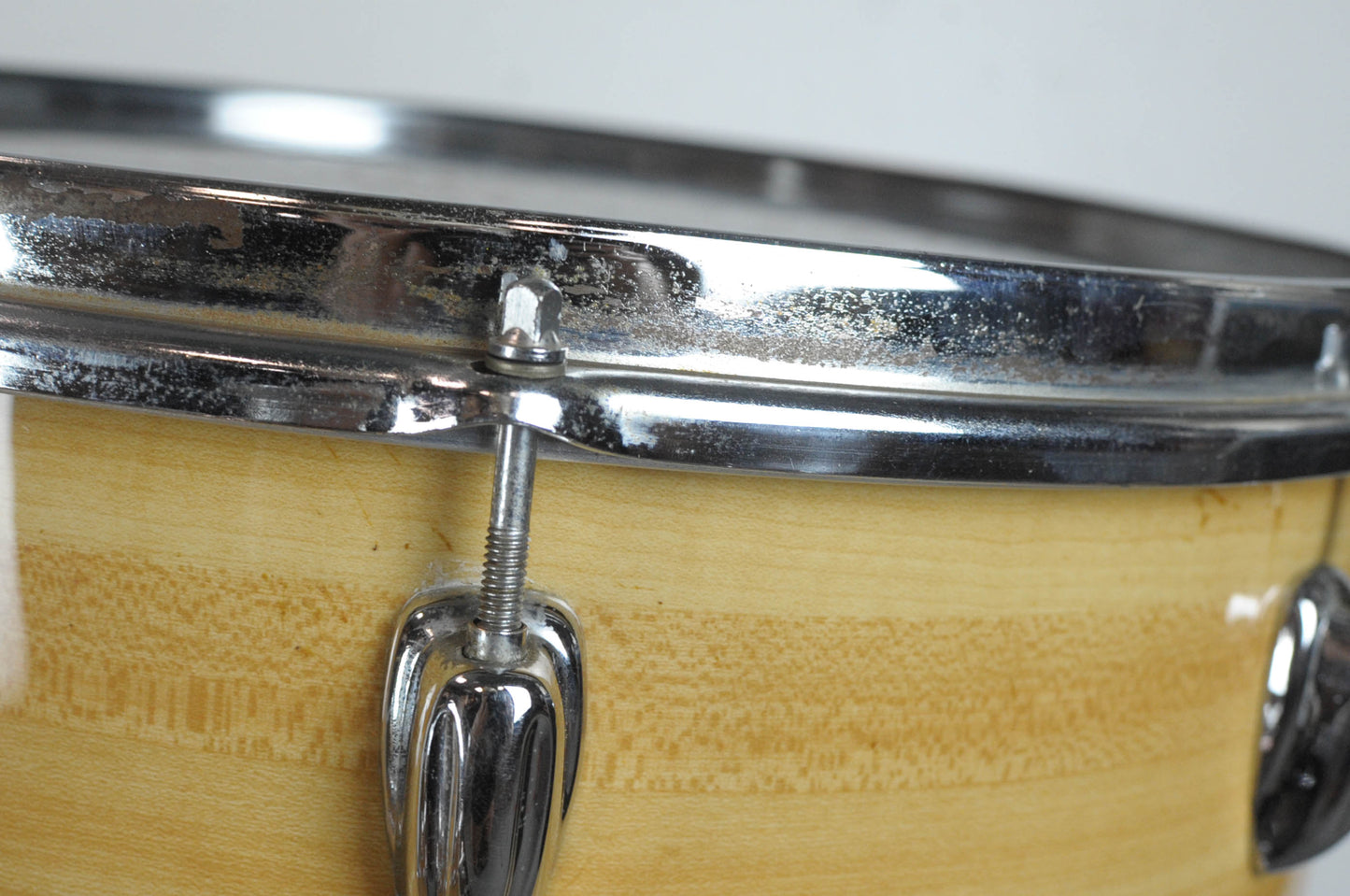1970s Slingerland "Butcher Block" 14x24 10x15 and 18x20 Drum Set