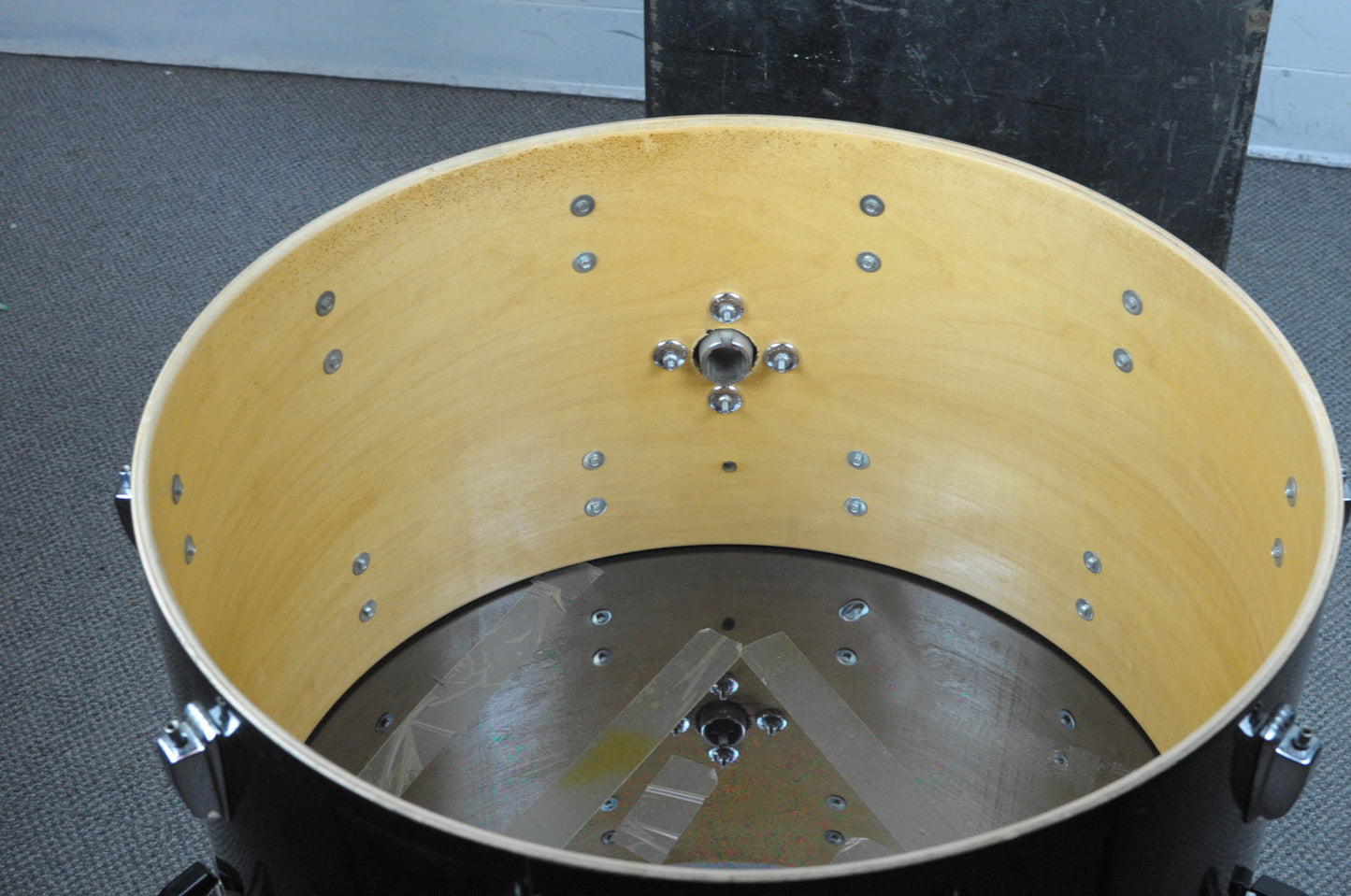 1970s Ludwig "Rock Machine" Black Cortex Drum Set