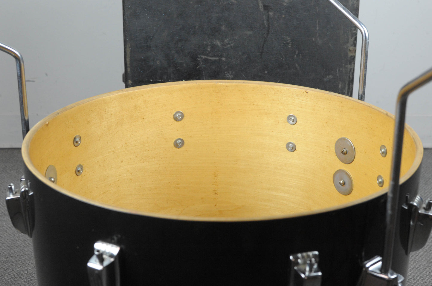 1970s Ludwig "Rock Machine" Black Cortex Drum Set