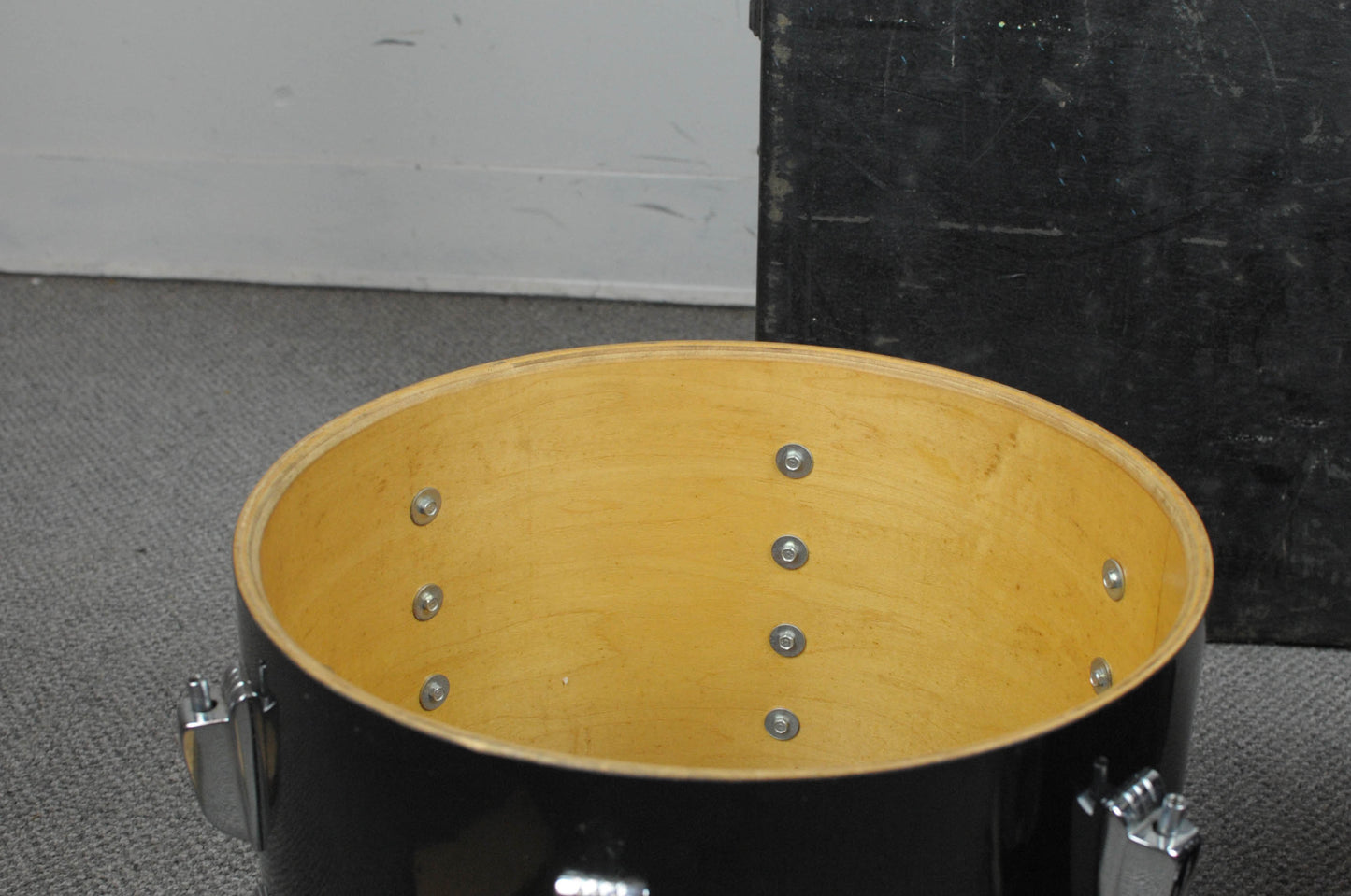 1970s Ludwig "Rock Machine" Black Cortex Drum Set