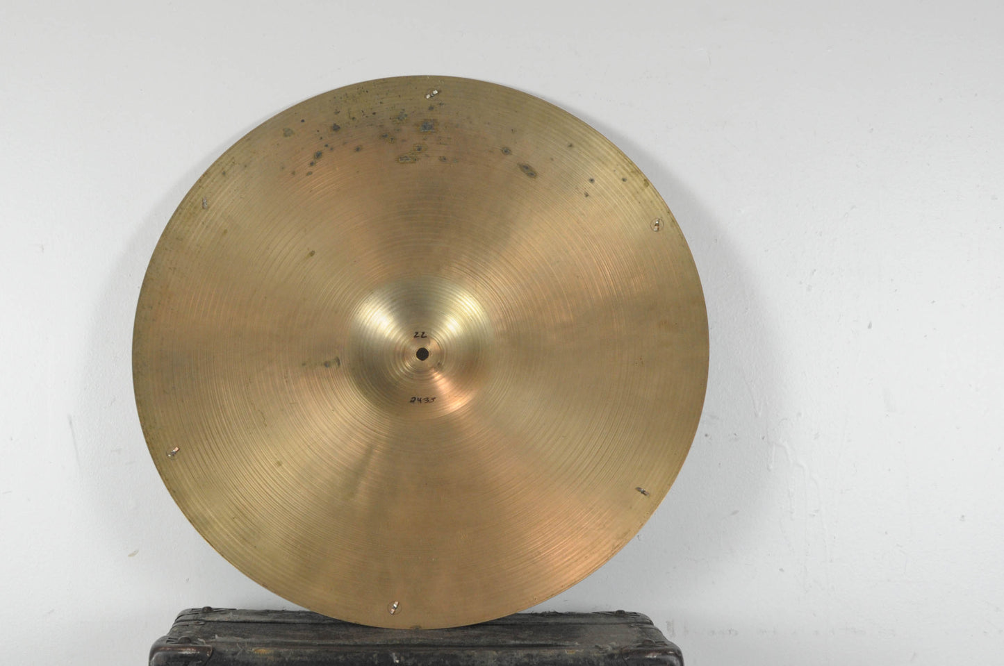 1970s Zildjian A 22" Sizzle Ride Cymbal 2433g