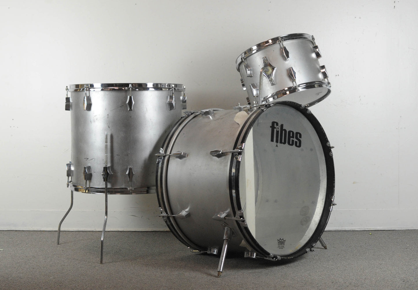 1970s Fibes "Silver Sealer" Drum Set