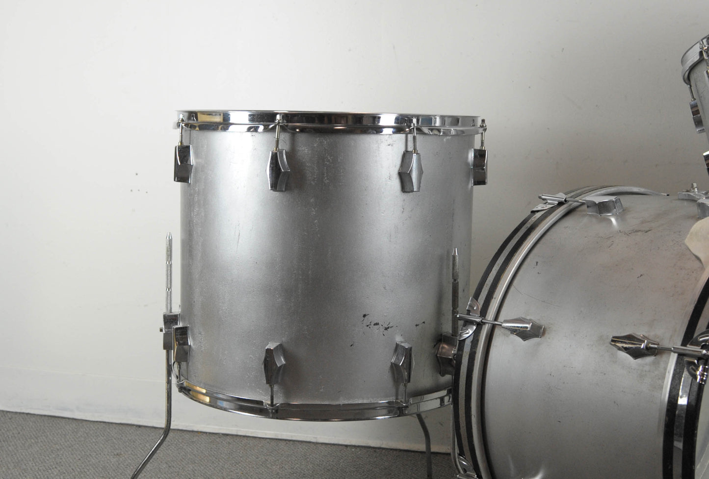 1970s Fibes "Silver Sealer" Drum Set