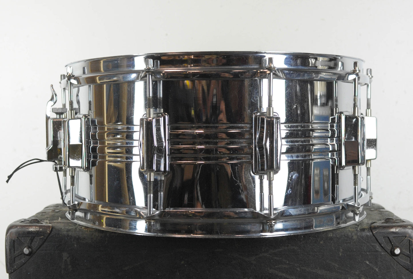 1970's Pearl "B4514L" Chrome over Brass 6.5"x14" Snare Drum