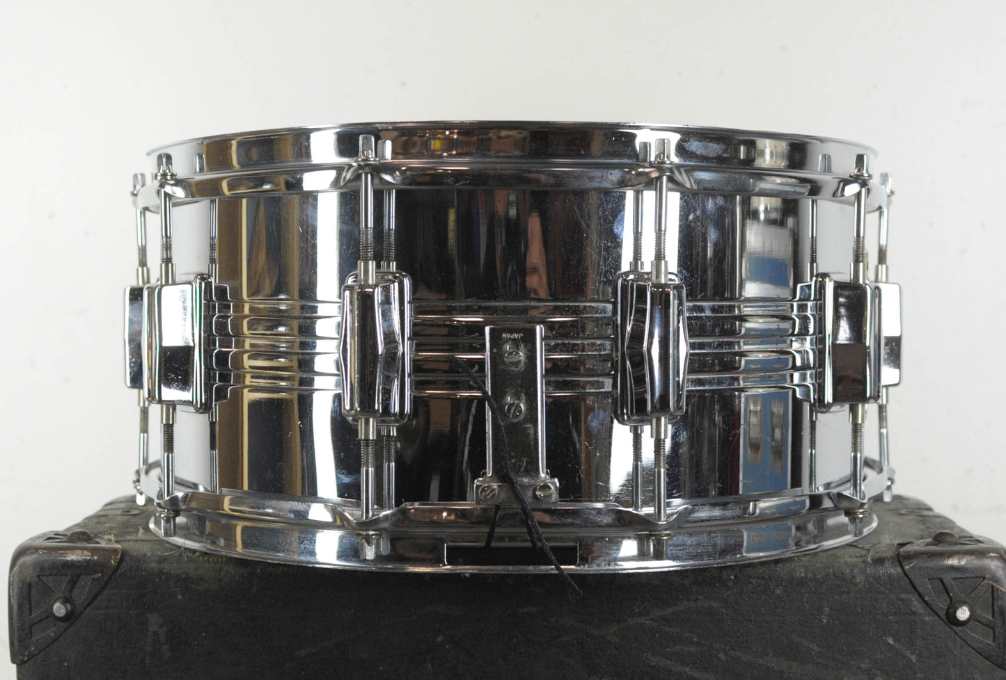 1970's Pearl "B4514L" Chrome over Brass 6.5"x14" Snare Drum