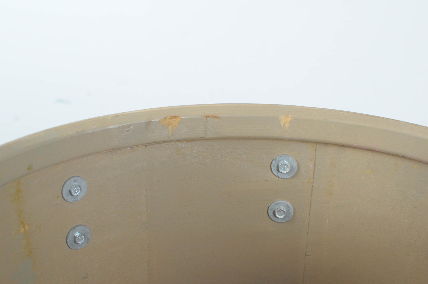 1970s Slingerland Gold Satin Flame Deluxe Gene Krupa Outfit No. 1N Drum Set
