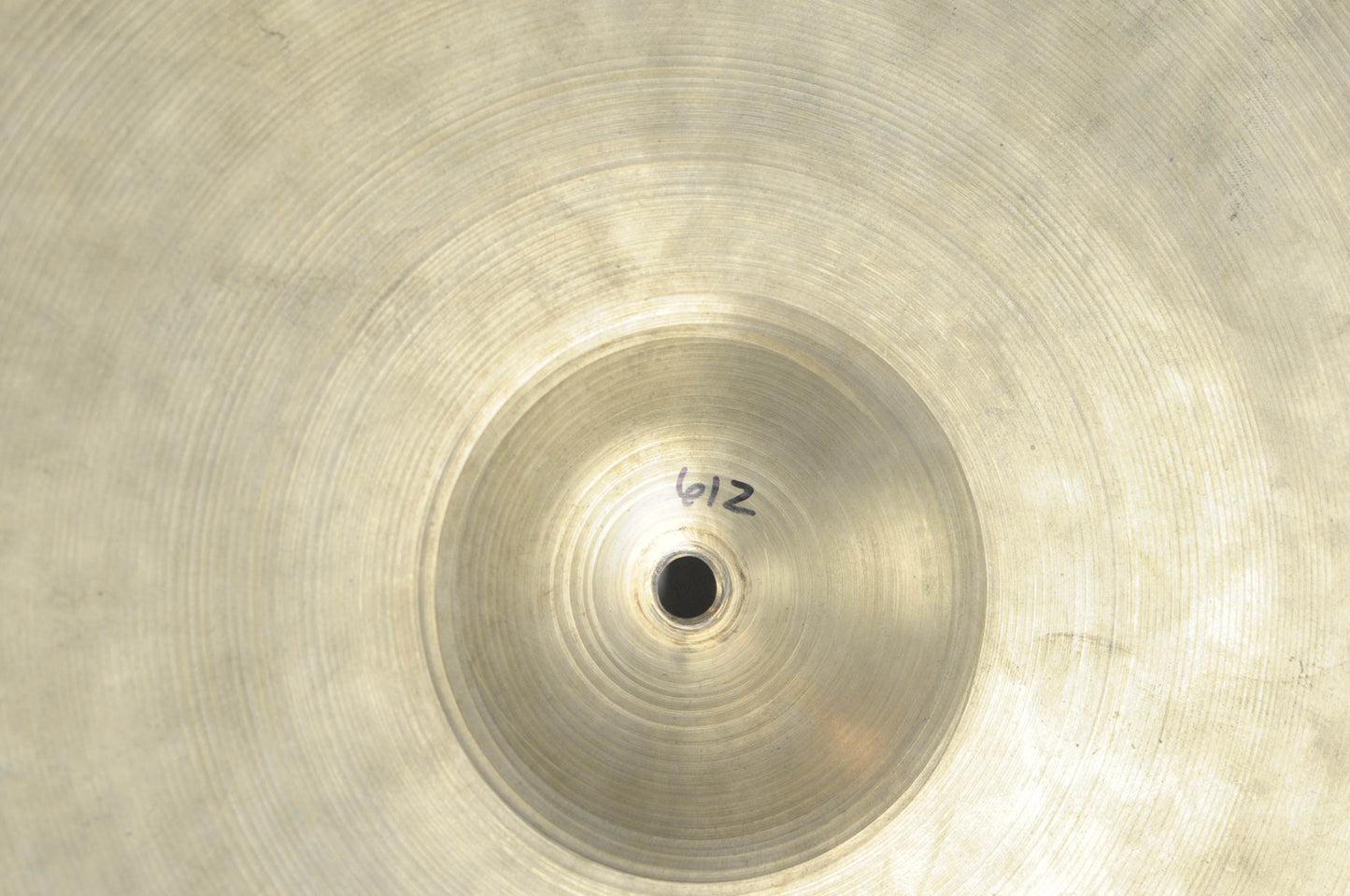 1950s Zildjian A 14" Trans Stamp Paper Thin Hi Hat Cymbals 601g 612g