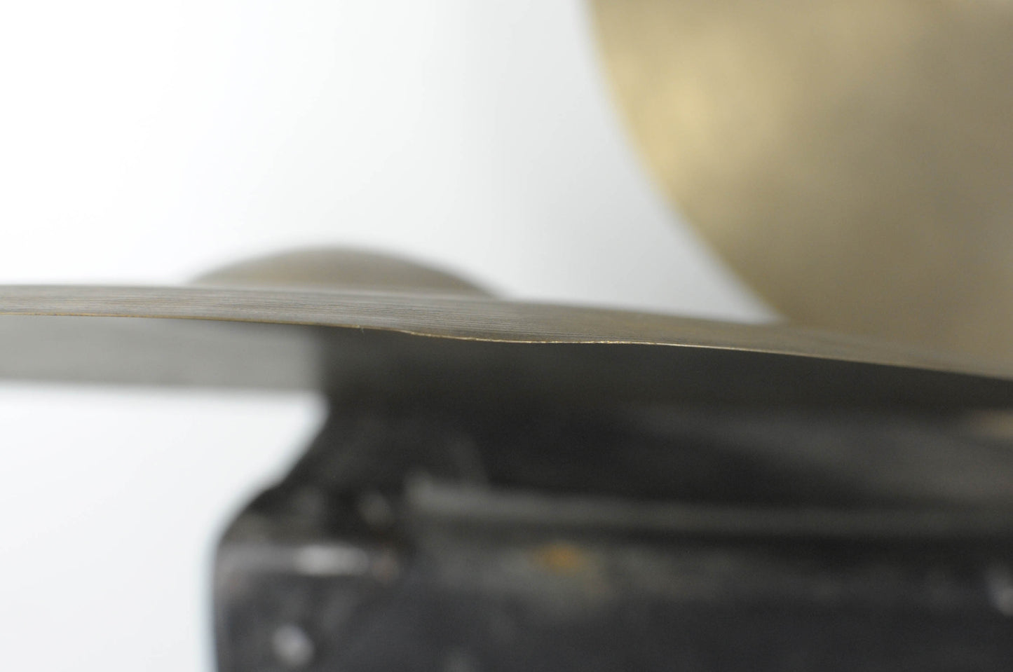1950s Zildjian A 14" Trans Stamp Paper Thin Hi Hat Cymbals 601g 612g
