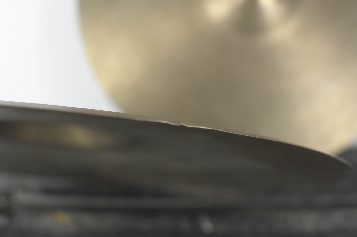 1950s Zildjian A 14" Trans Stamp Paper Thin Hi Hat Cymbals 601g 612g