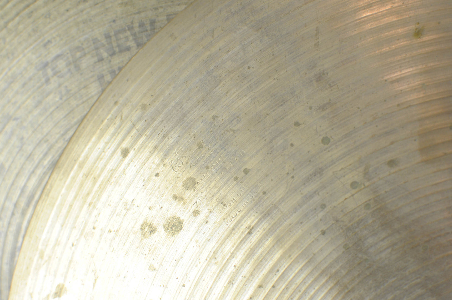 1970s Zildjian A 14" "New Beat" Hi Hat Cymbals 1077g 1393g