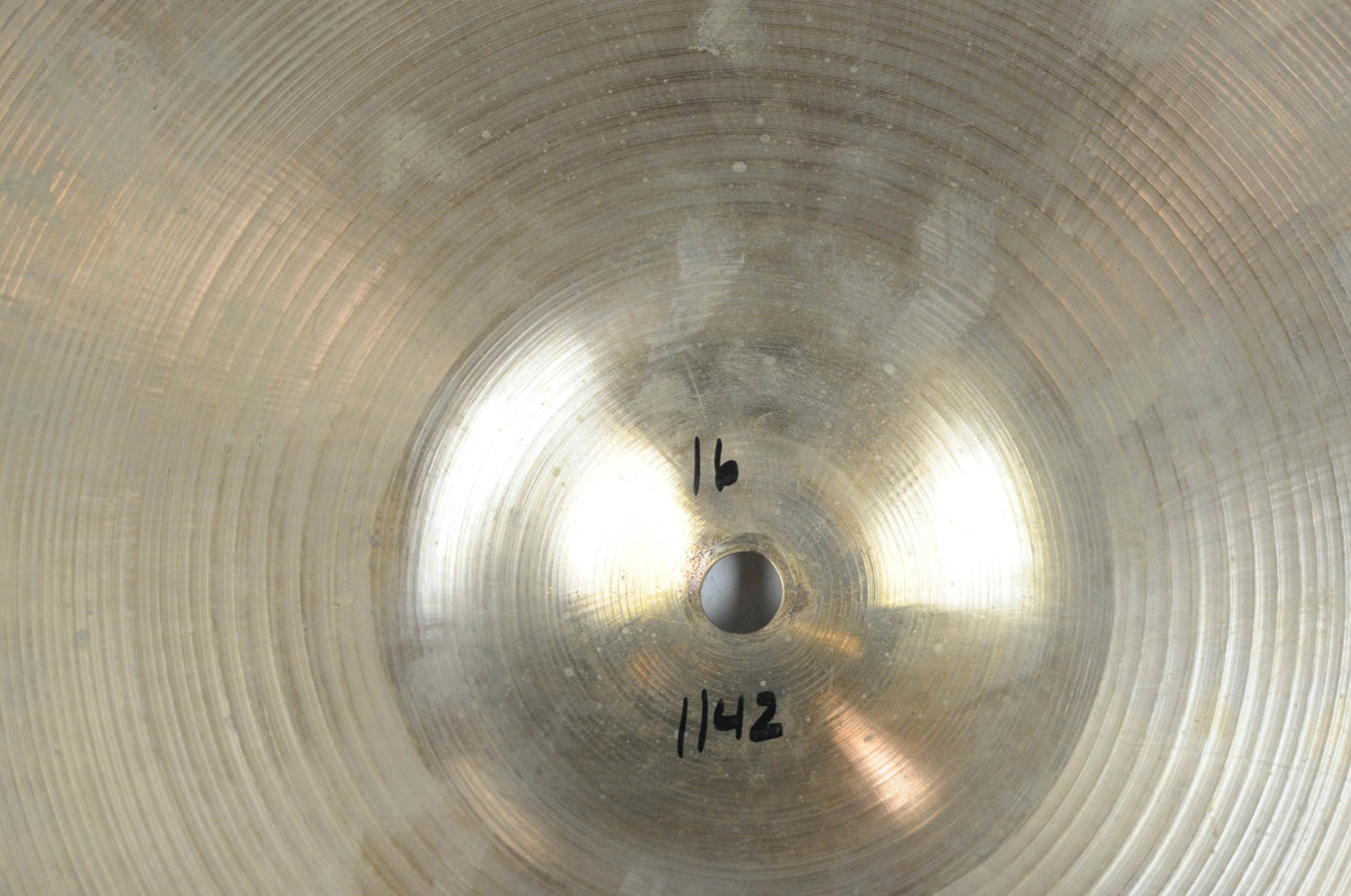 1960s Zildjian A 16" Crash Cymbal 1142g
