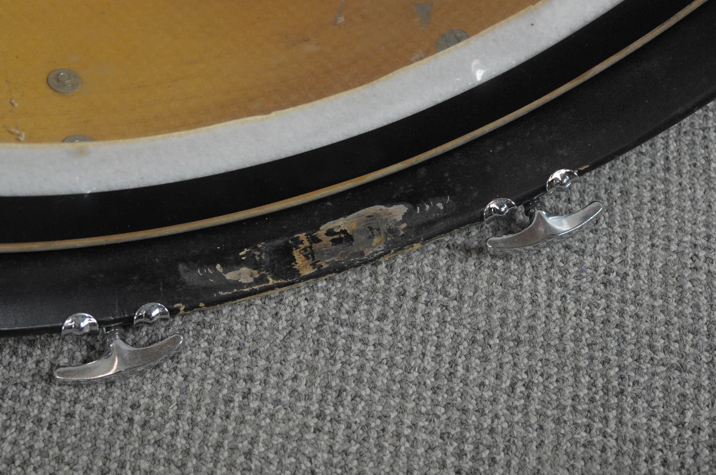 1970s Ludwig "Big Beat" White Marine Drum Set