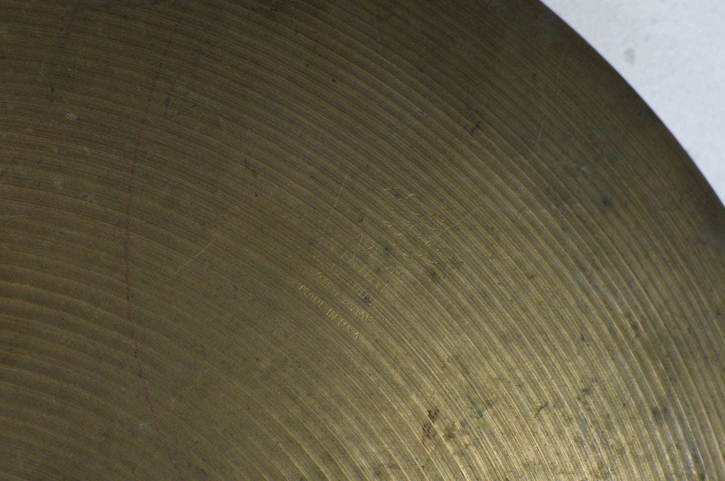 1960s Zildjian A 20" Mini Bell Rivet Ride Cymbal 2663g