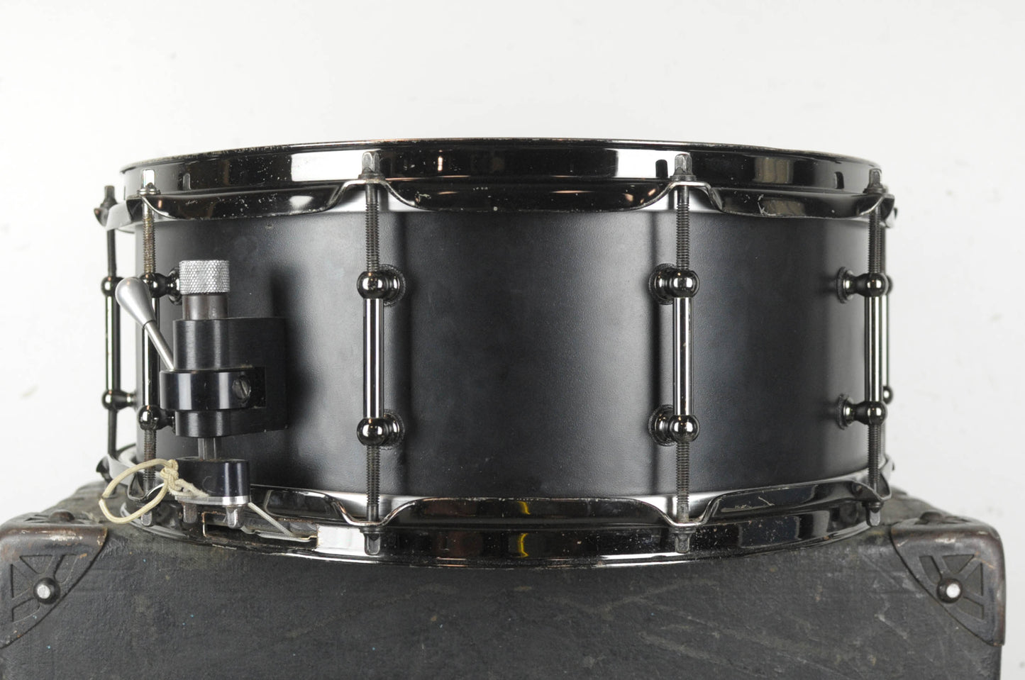2000s C&C Drums 5x14 Black Matte Snare Drum