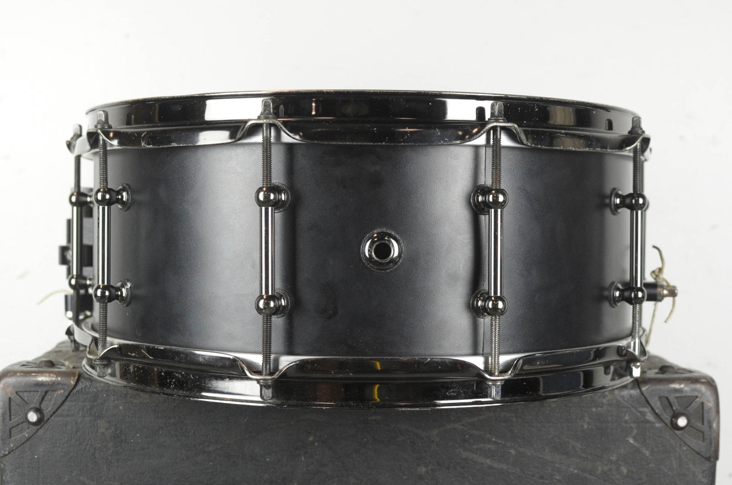 2000s C&C Drums 5x14 Black Matte Snare Drum
