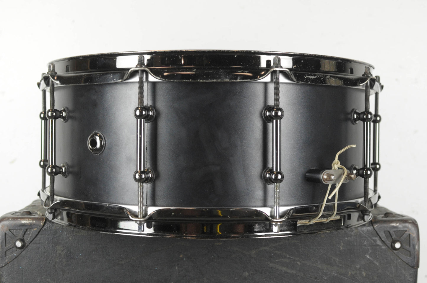 2000s C&C Drums 5x14 Black Matte Snare Drum
