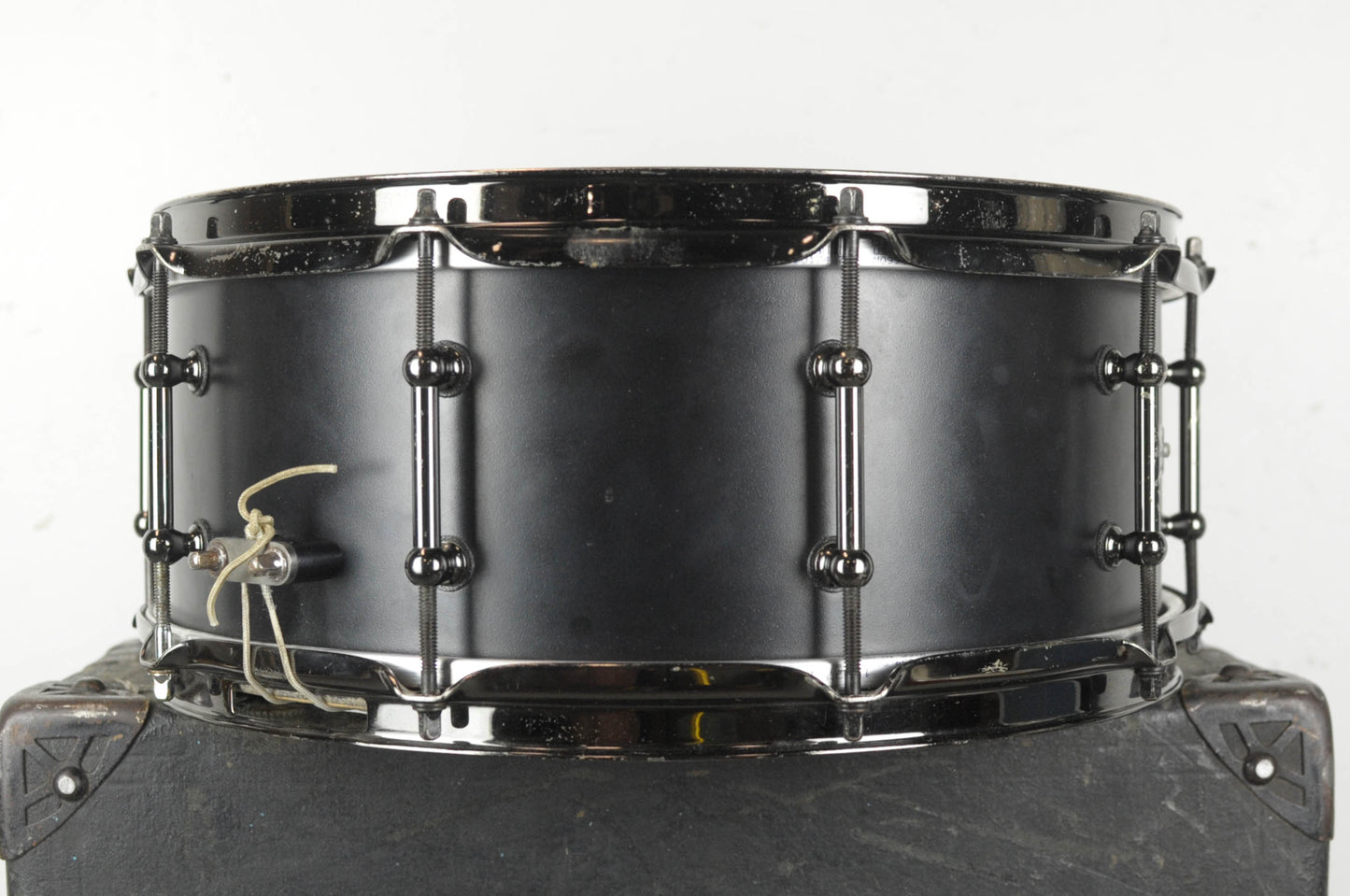 2000s C&C Drums 5x14 Black Matte Snare Drum